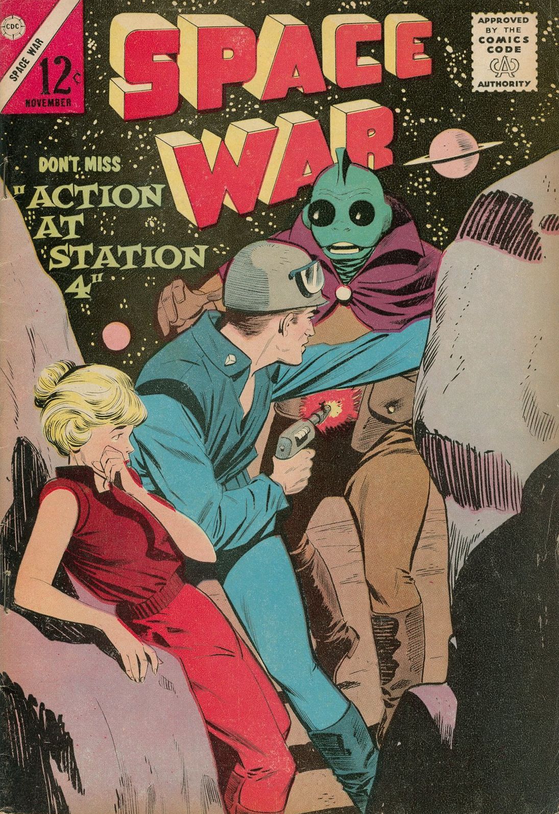 Space War Number 25 Science Fiction Comic Book