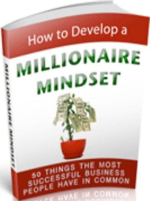 Money eBook - How to Develop a Millionaire Mindset - Understanding Opportunity...