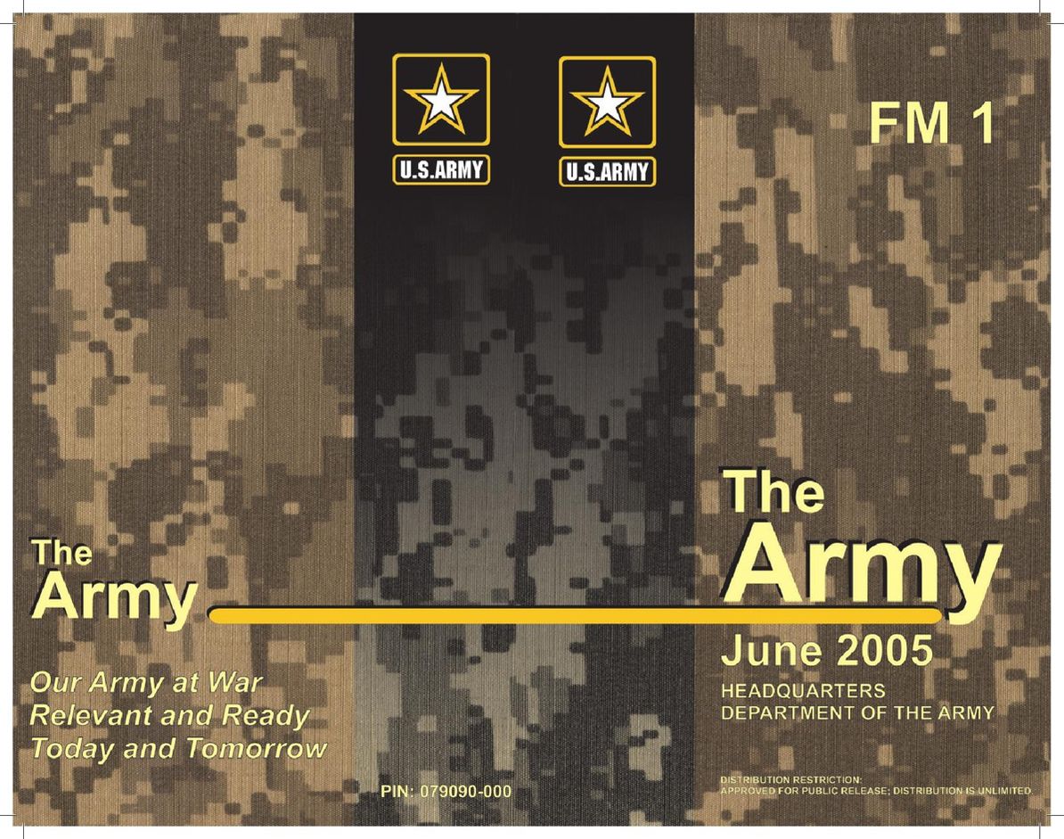 FM 1 The Army