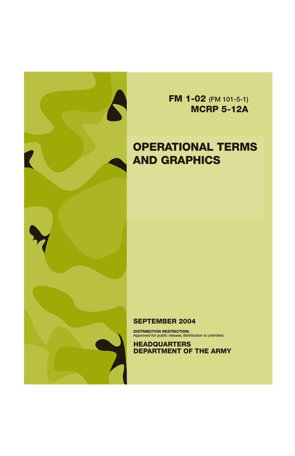 Operational Terms and Graphics FM 1-02