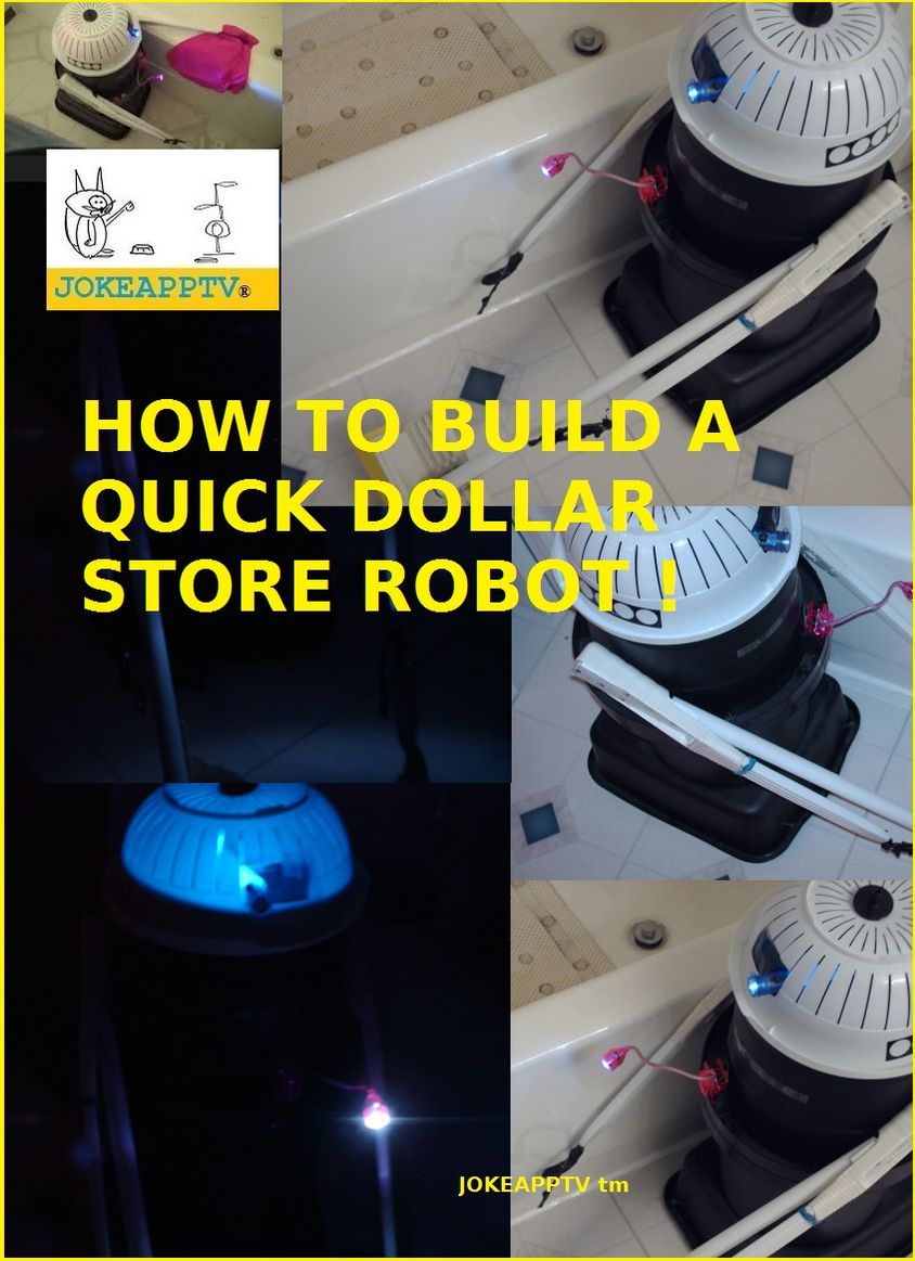 How To Build A Quick Dollar Store Robot