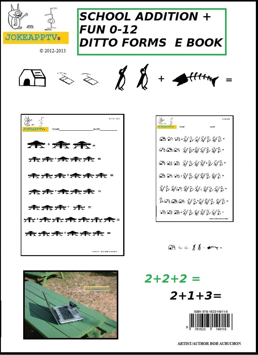 School Addition Fun 0-12 Ditto Forms e book