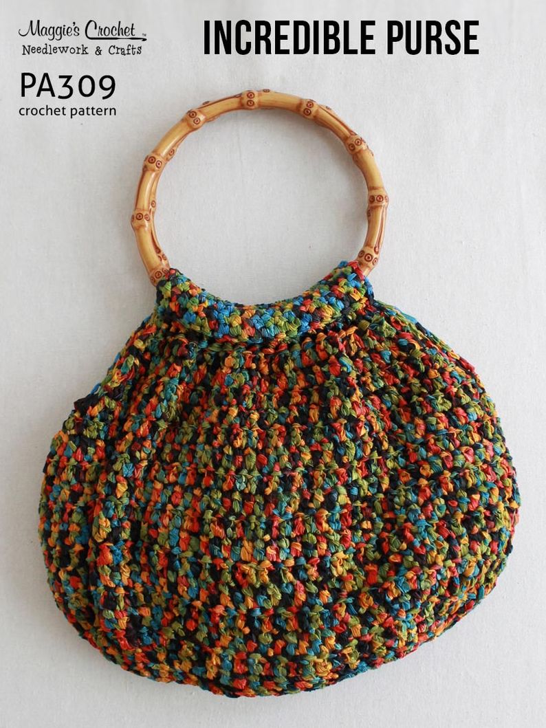 Crochet Pattern Incredible Purse PA309-R