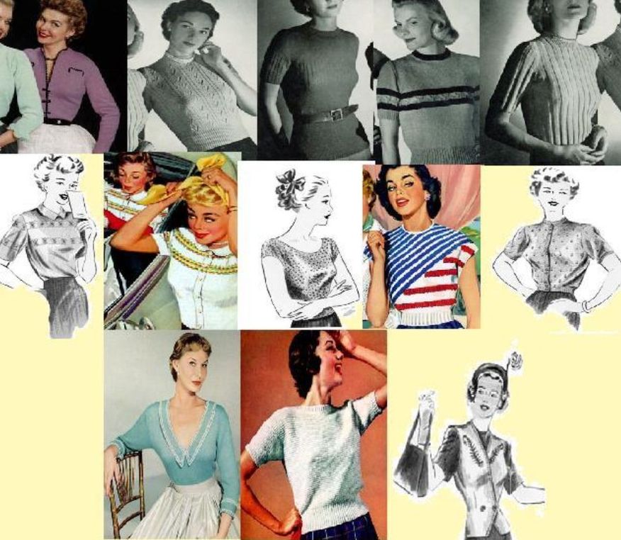 Classic – and Vintage – Knitting Patterns for Woman’s Blouses