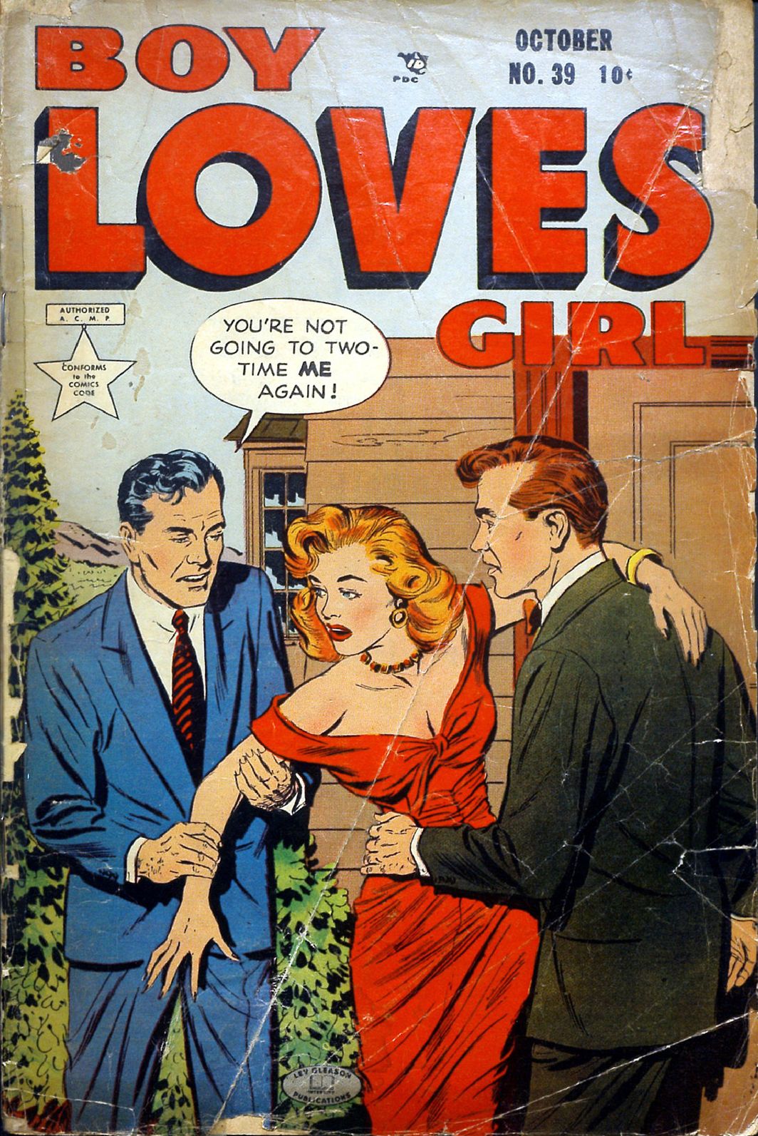 Boy Loves Girl Number 39 Romance Comic Book