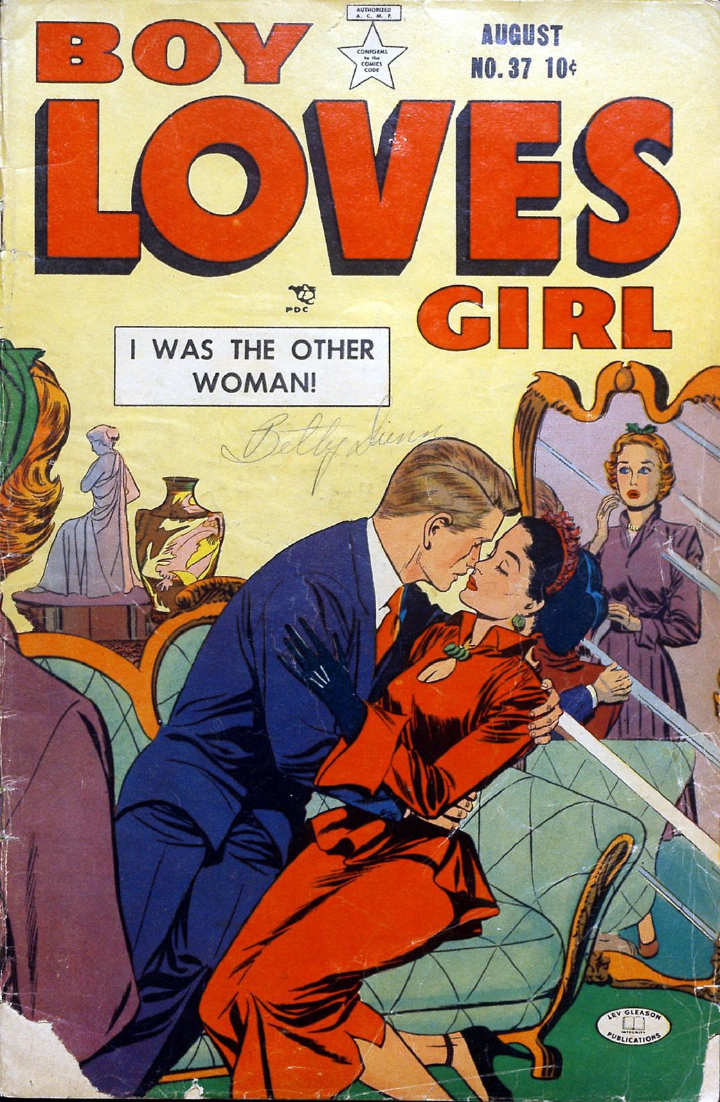 Boy Loves Girl Number 37 Romance Comic Book