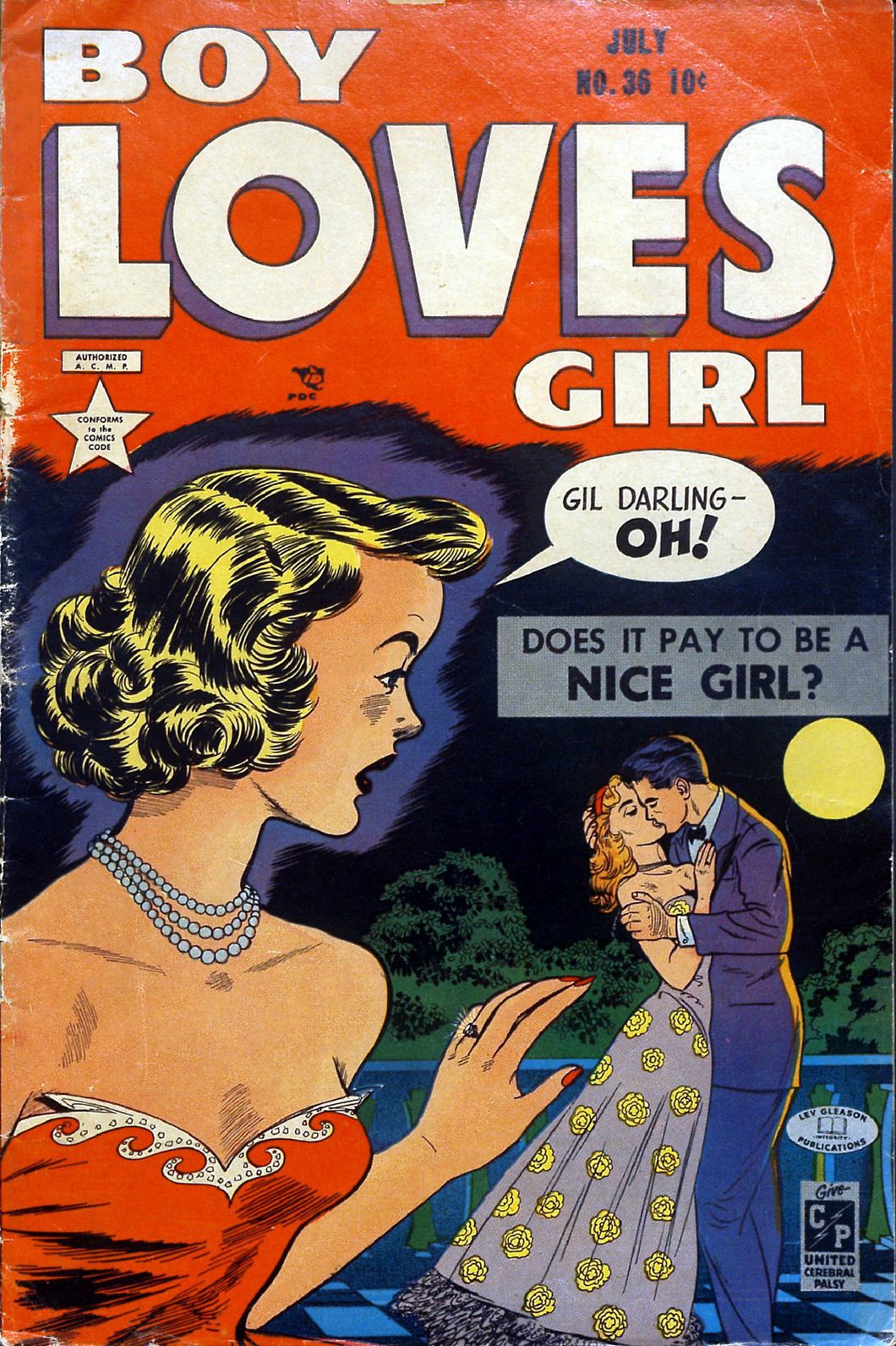 Boy Loves Girl Number 36 Romance Comic Book