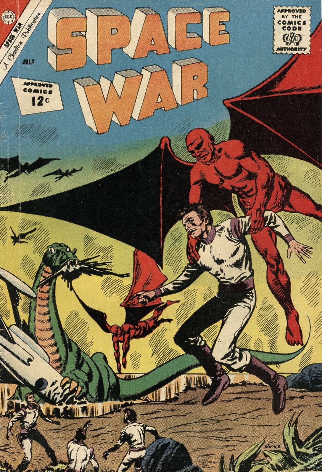 Space War Number 17 Science Fiction Comic Book