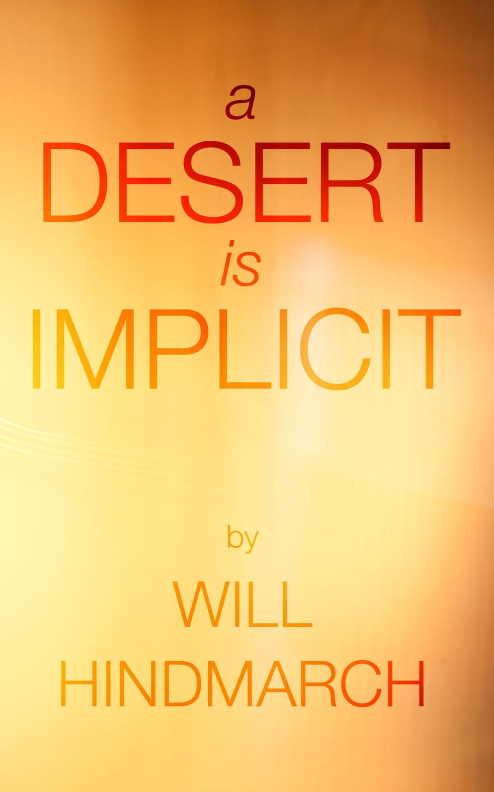 A Desert is Implicit