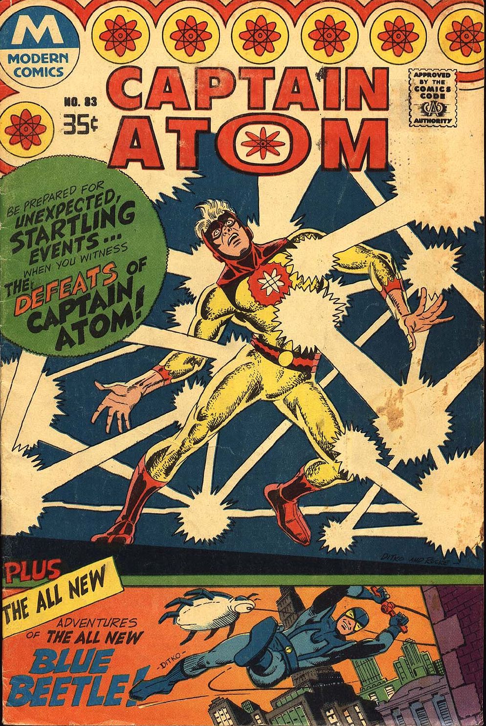 Captain Atom Number 83 Super-Hero Comic Book