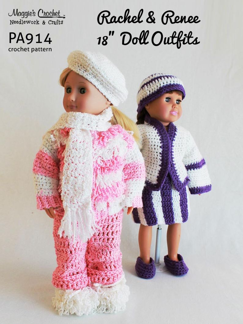 Crochet Pattern Rachel and Renee PA914-R
