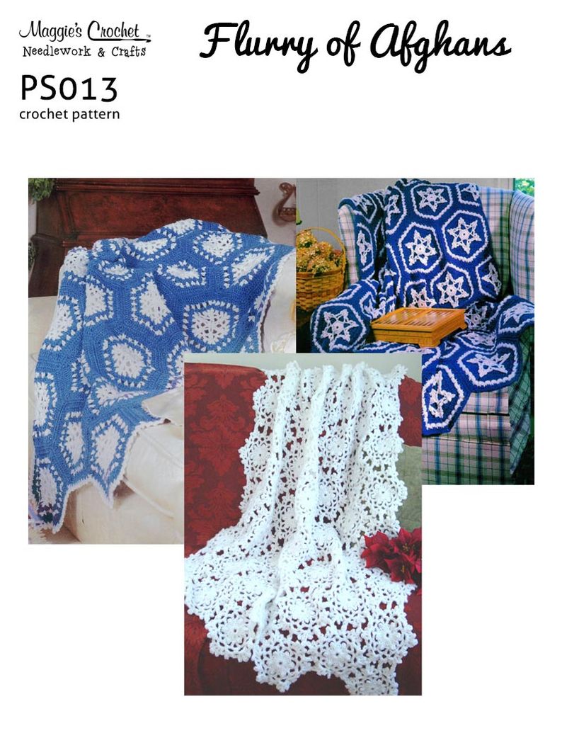 Crochet Pattern Flurry of Afghans PS013-R