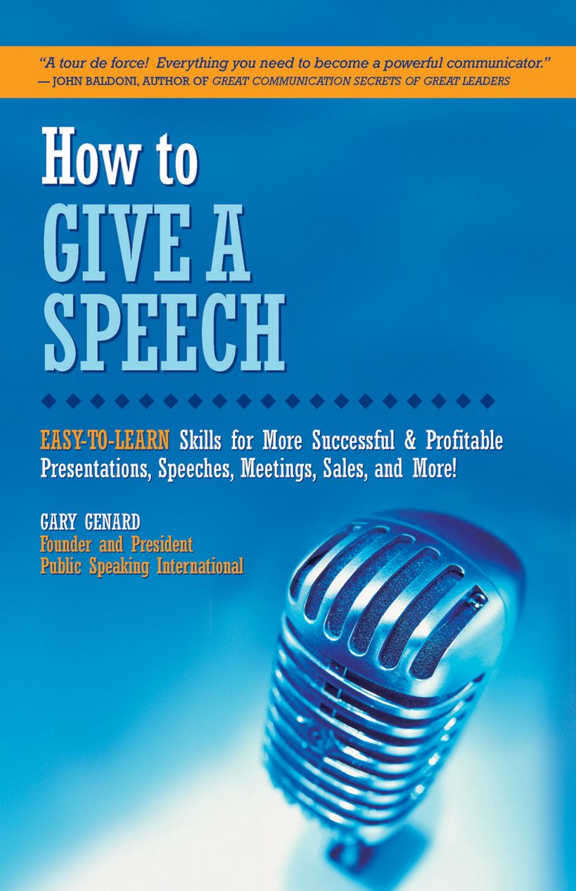 How to Give a Speech