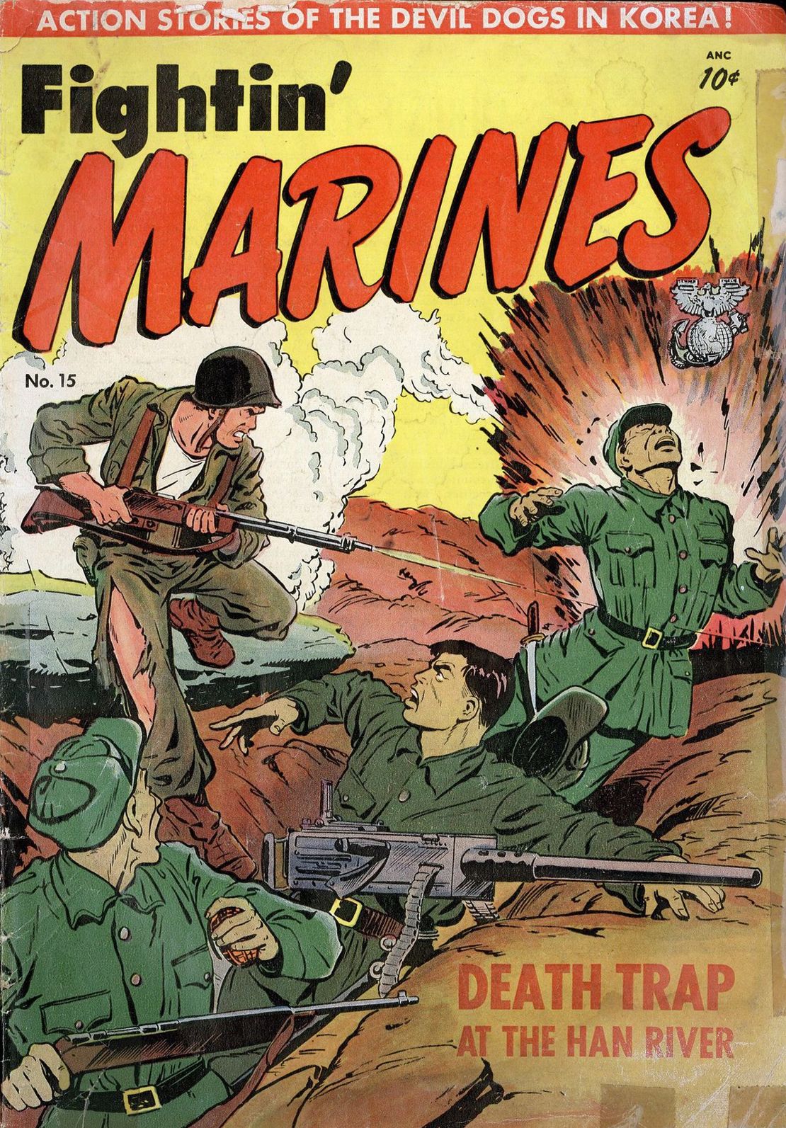 Fightin Marines Number 15 War Comic Book