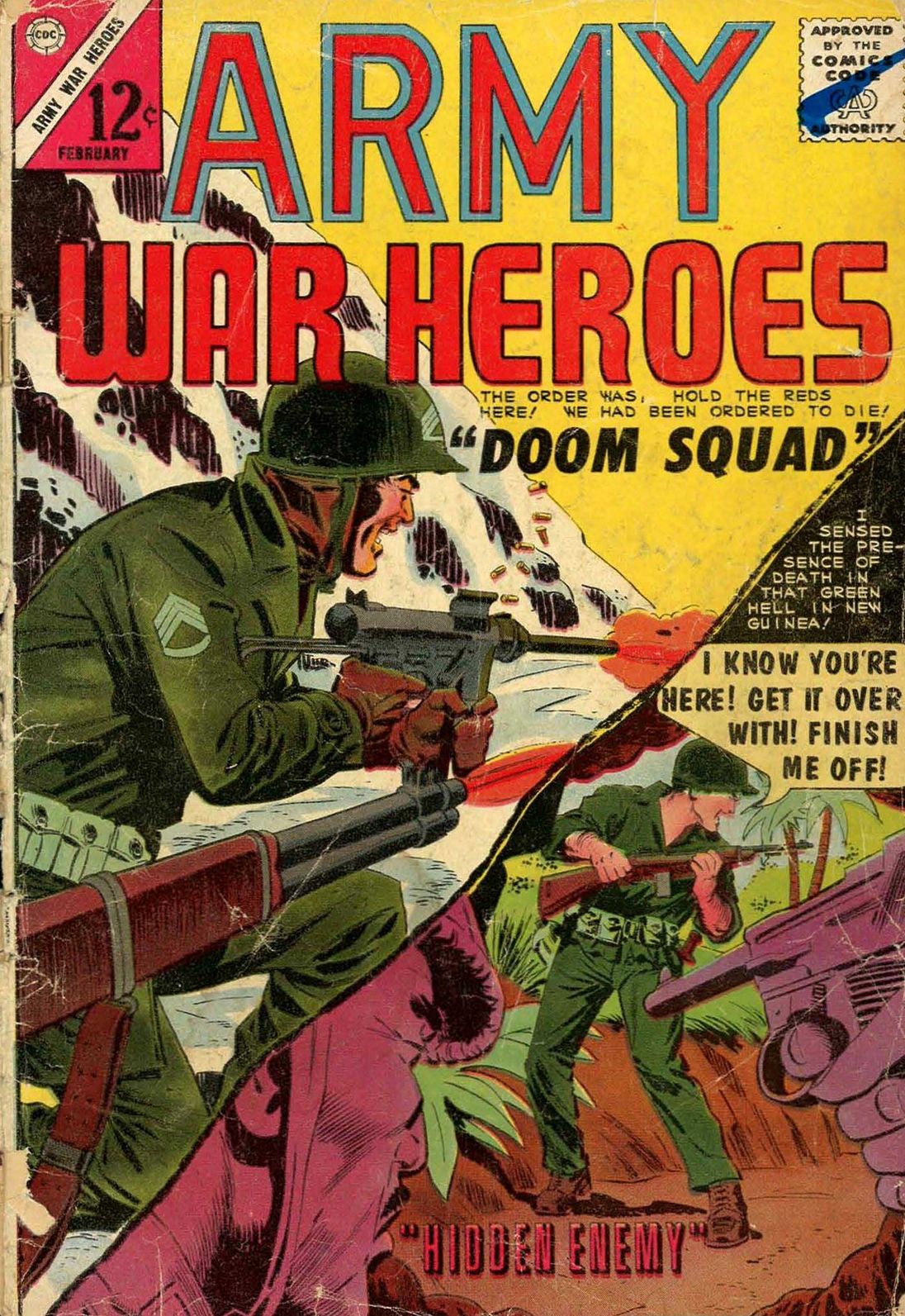 Army War Heroes Number 7 War Comic Book