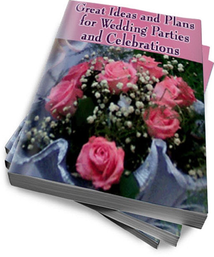 Great Ideas and Plans for Wedding Parties and Celebrations