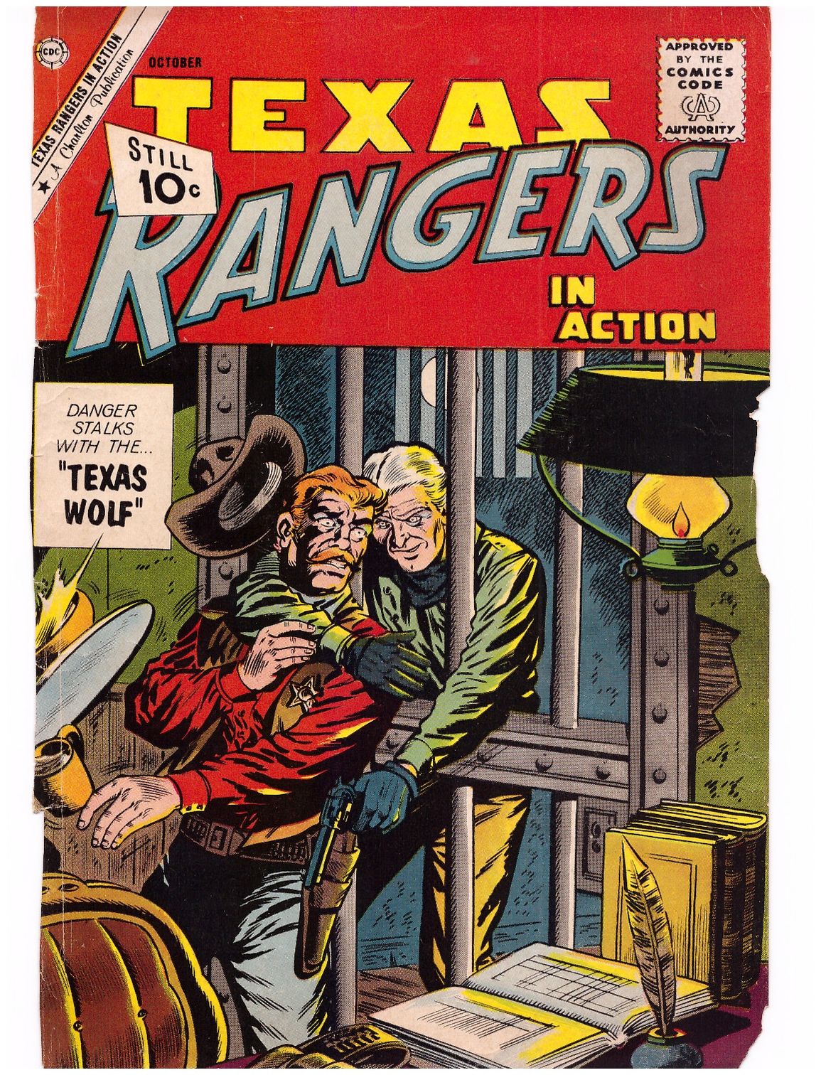 Texas Rangers in Action Number 30 Western Comic Book