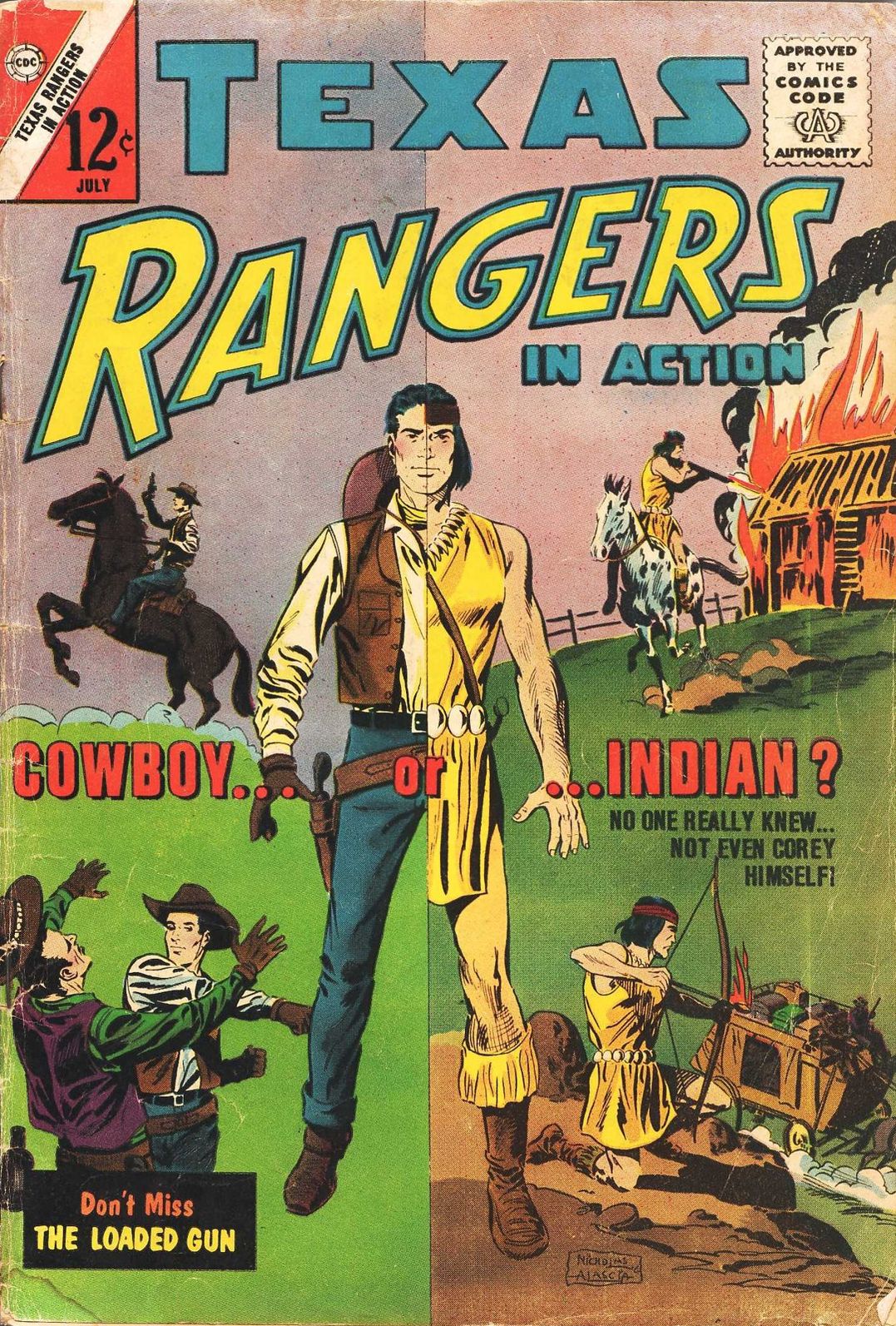 Texas Rangers in Action Number 40 Western Comic Book