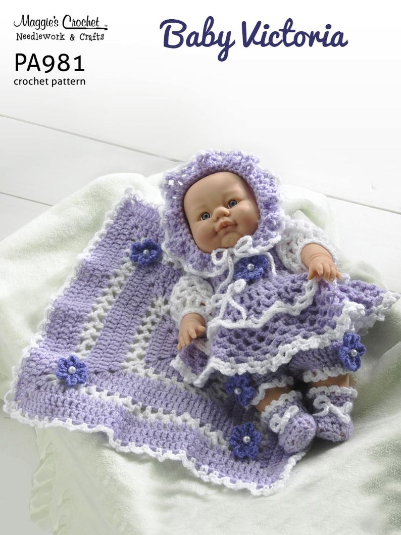 PA981-R Baby Victoria Crochet Pattern
