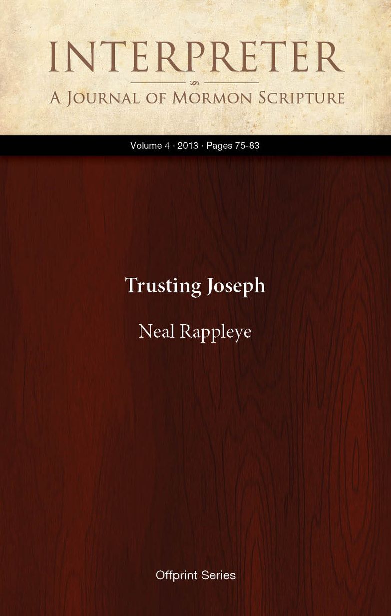 Trusting Joseph