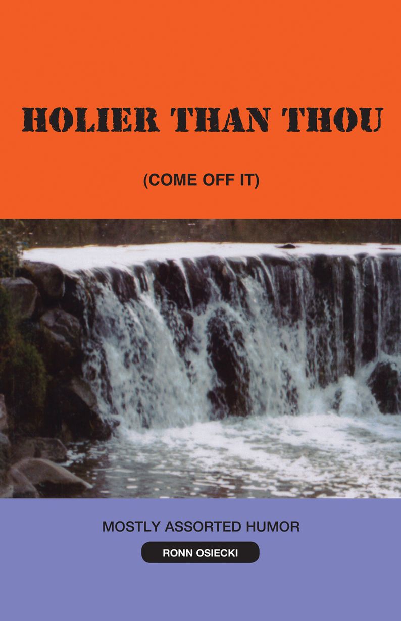 Holier Than Thou
