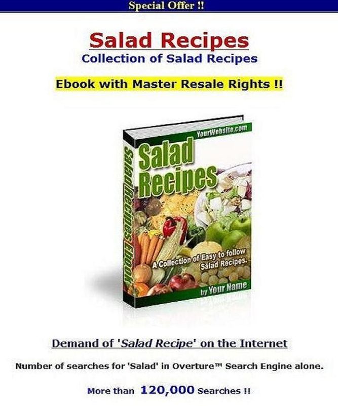 Reference Salad Recipes CookBook - Learn how to prepare many different salads to keep a variety of different salad dishes in your arsenal of healthy foods?