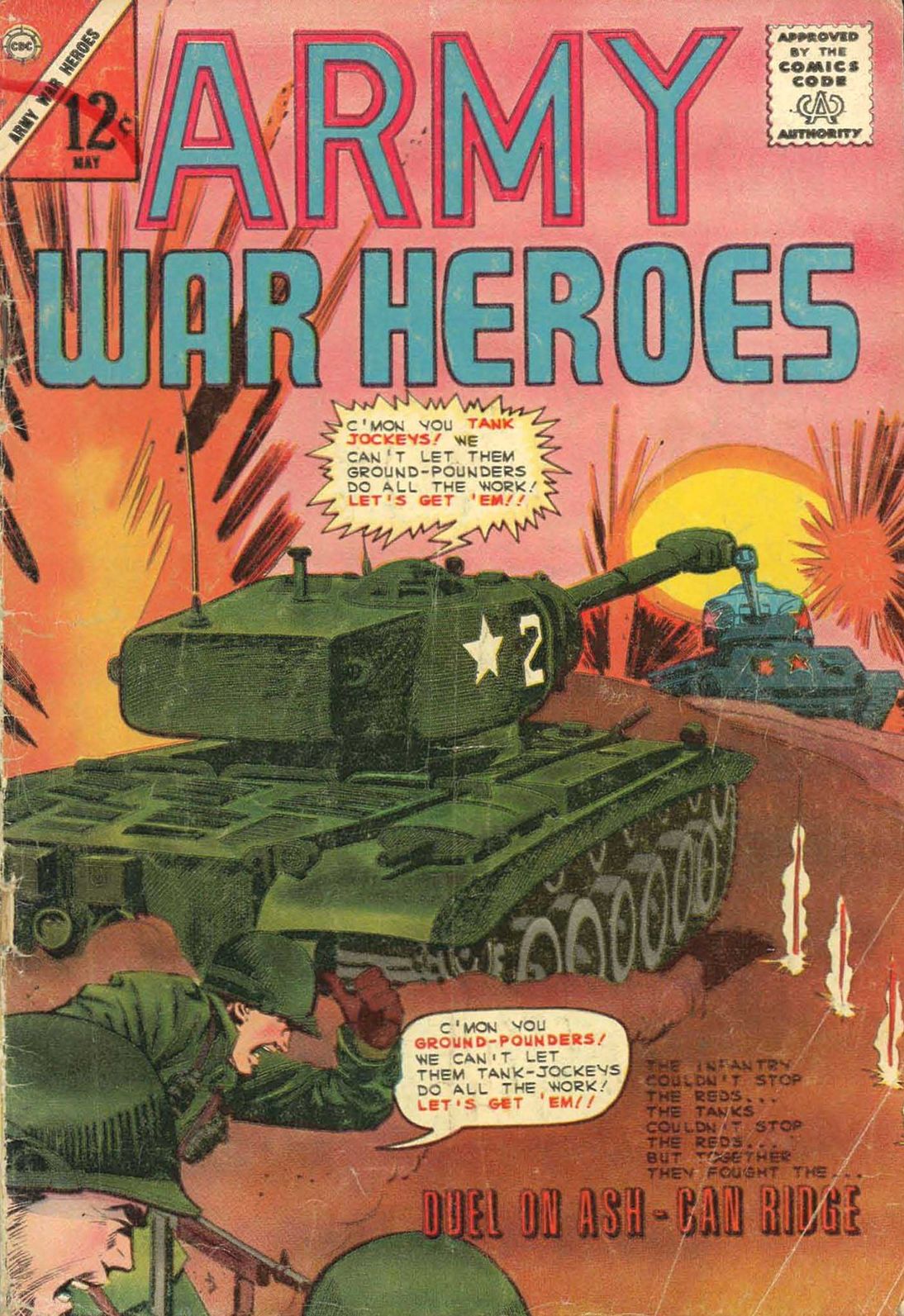 Army War Heroes Number 8 War Comic Book