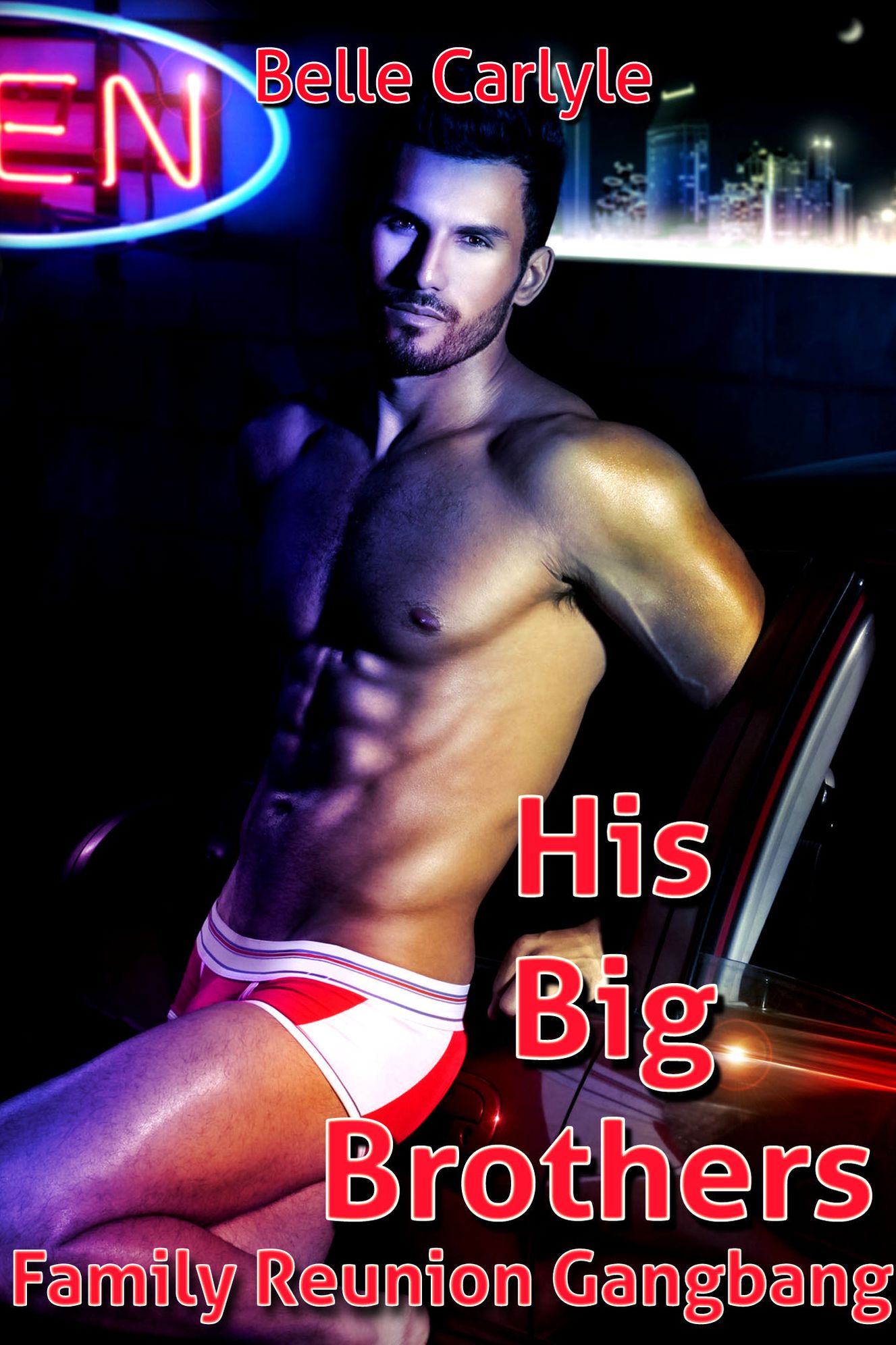 His Big Brothers Family Reunion Gangbang (First Time Gay Family Sex Gangbang Erotica)