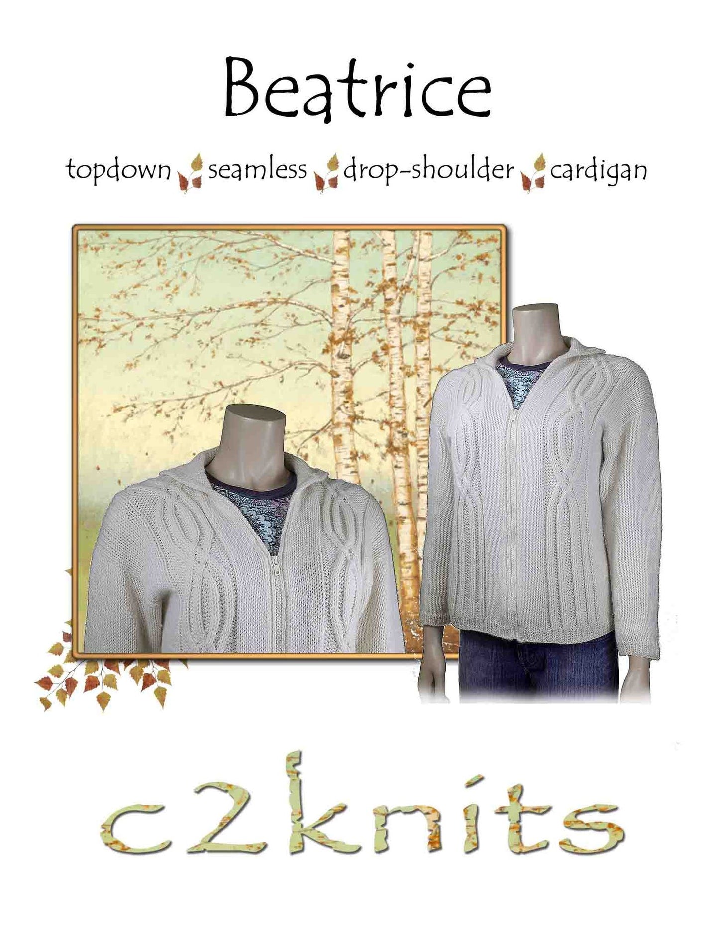Beatrice (Single Knitting Pattern)