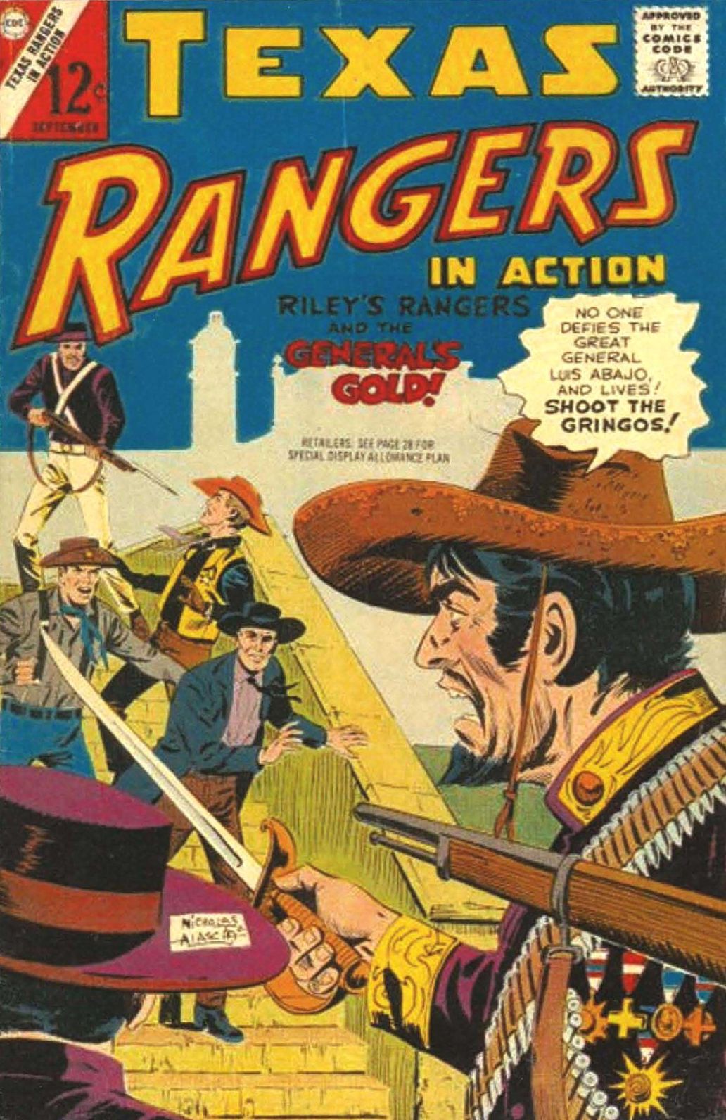 Texas Rangers in Action Number 62 Western Comic Book