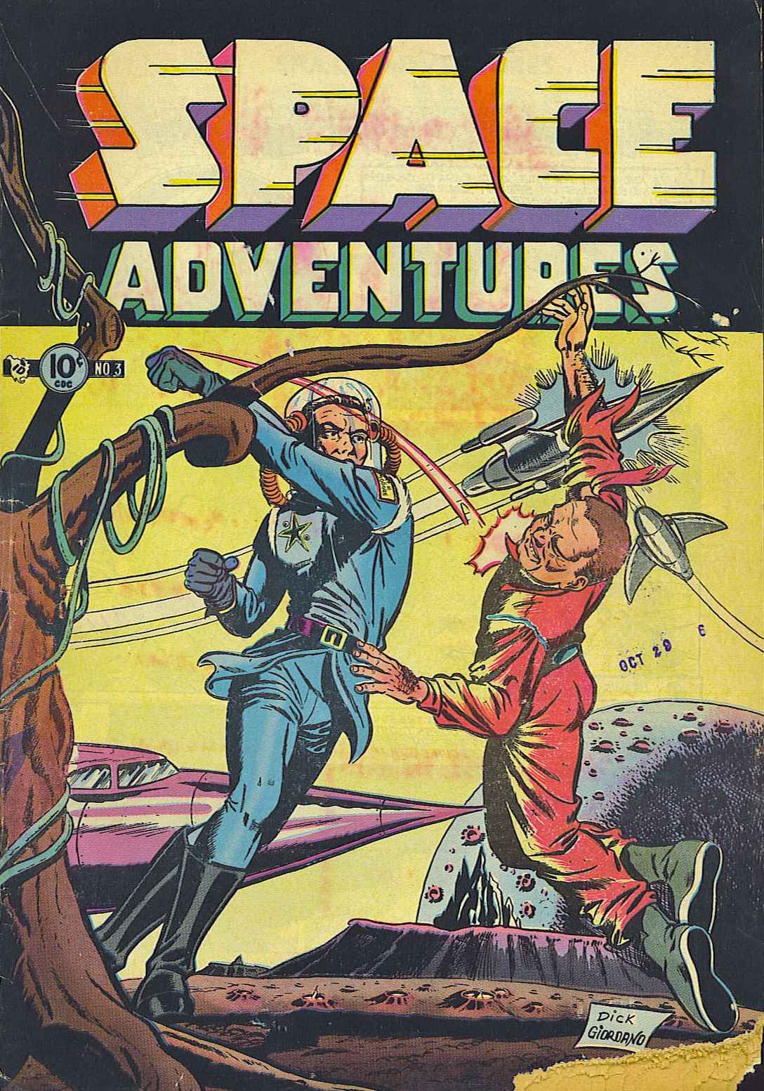 Space Adventures Number 3 Science Fiction Comic Book