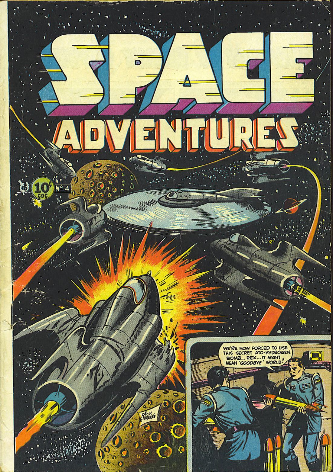 Space Adventures Number 4 Science Fiction Comic Book