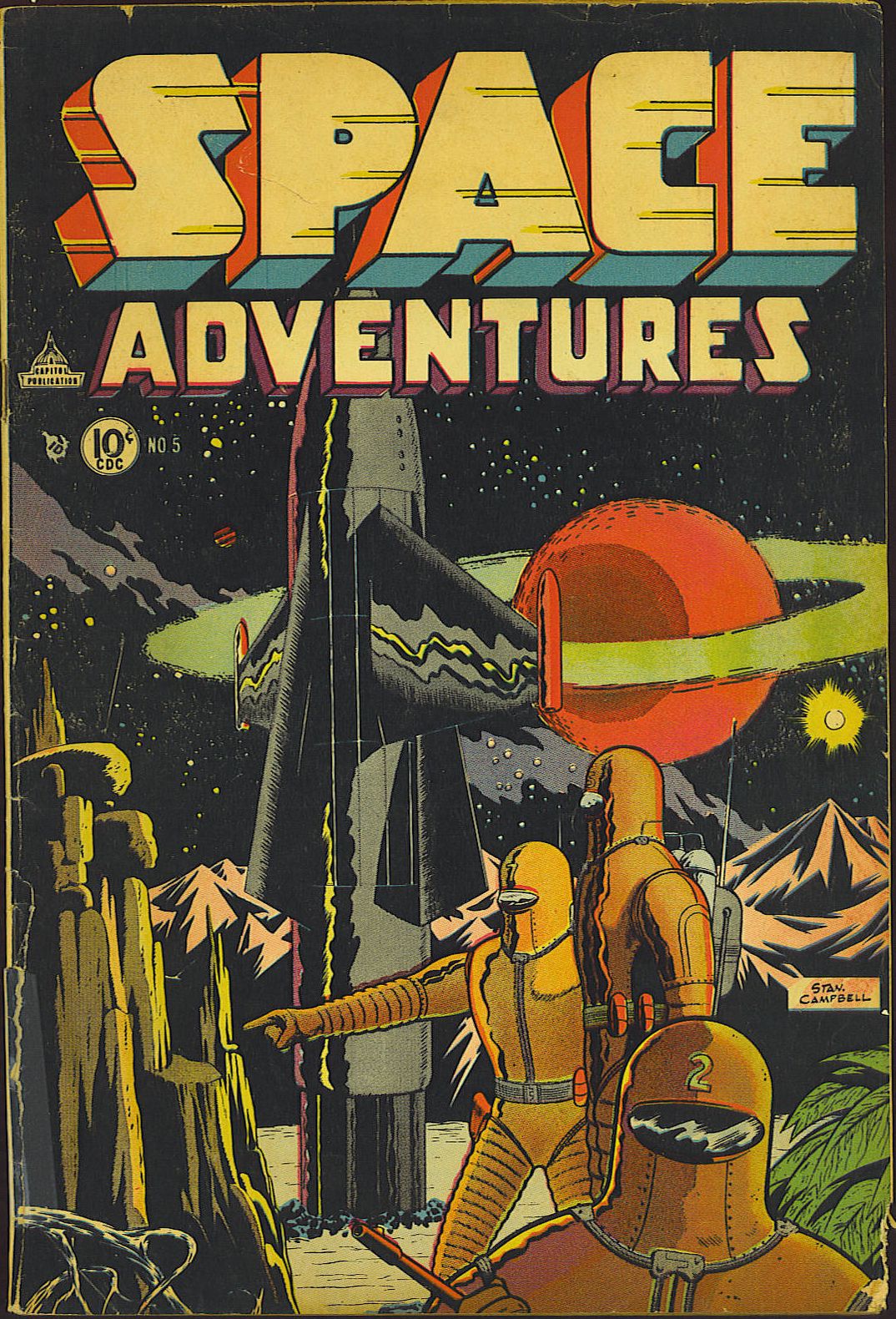 Space Adventures Number 5 Science Fiction Comic Book