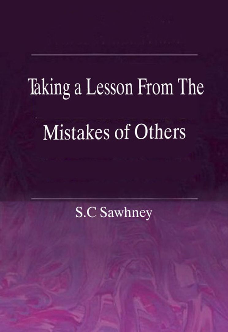 Taking a lesson from the Mistakes of Others