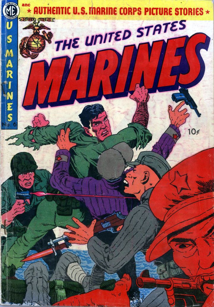 US Marines Number 6 War Comic Book