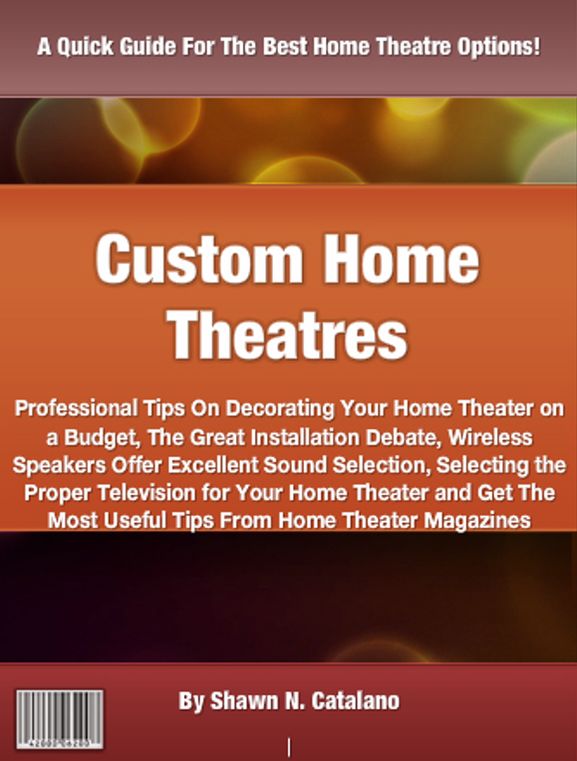 Professional Tips On Decorating Your Home Theater on a Budget, The Great Installation Debate, Wireless Speakers Offer Excellent Sound Selection, Selecting the Proper Television for Your Home Theater and Get The Most Useful Tips From Home Theater Magazines