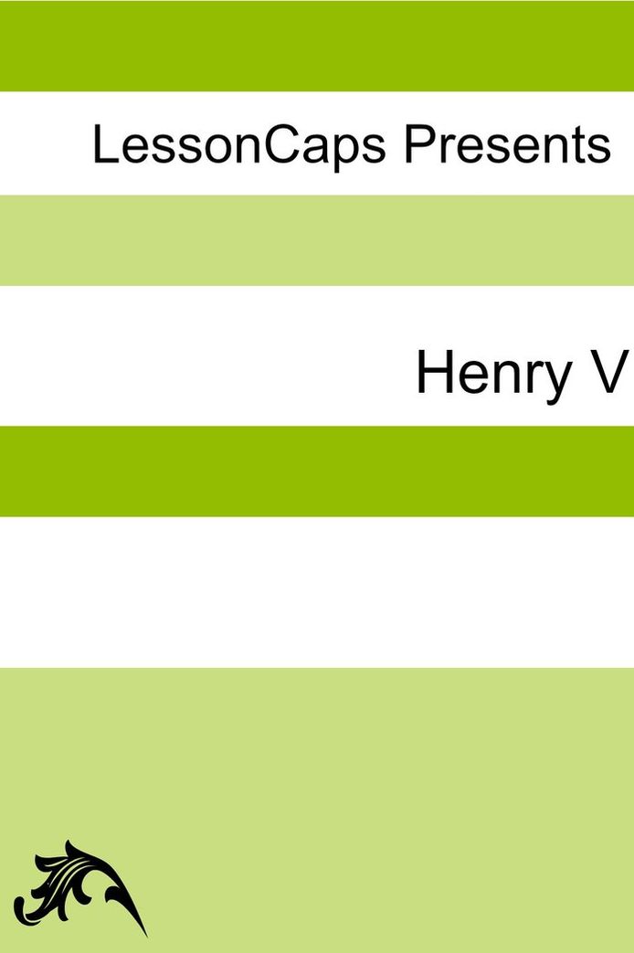 Henry V Teacher Lesson Plans