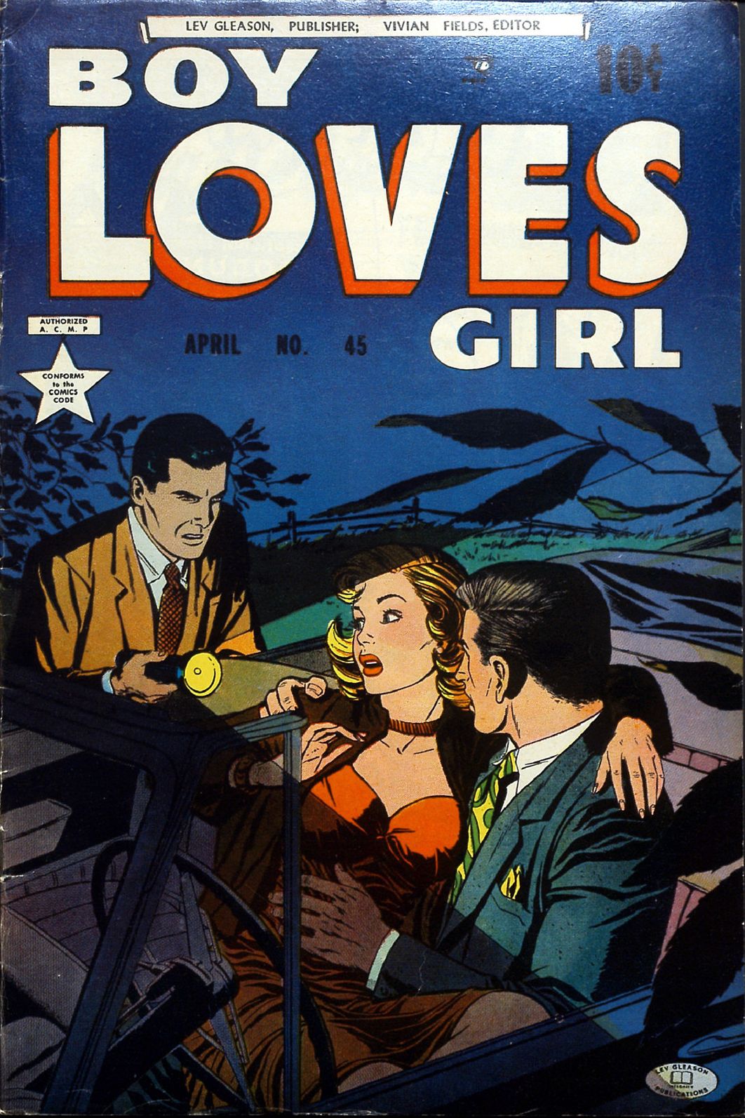 Boy Loves Girl Number 45 Romance Comic Book