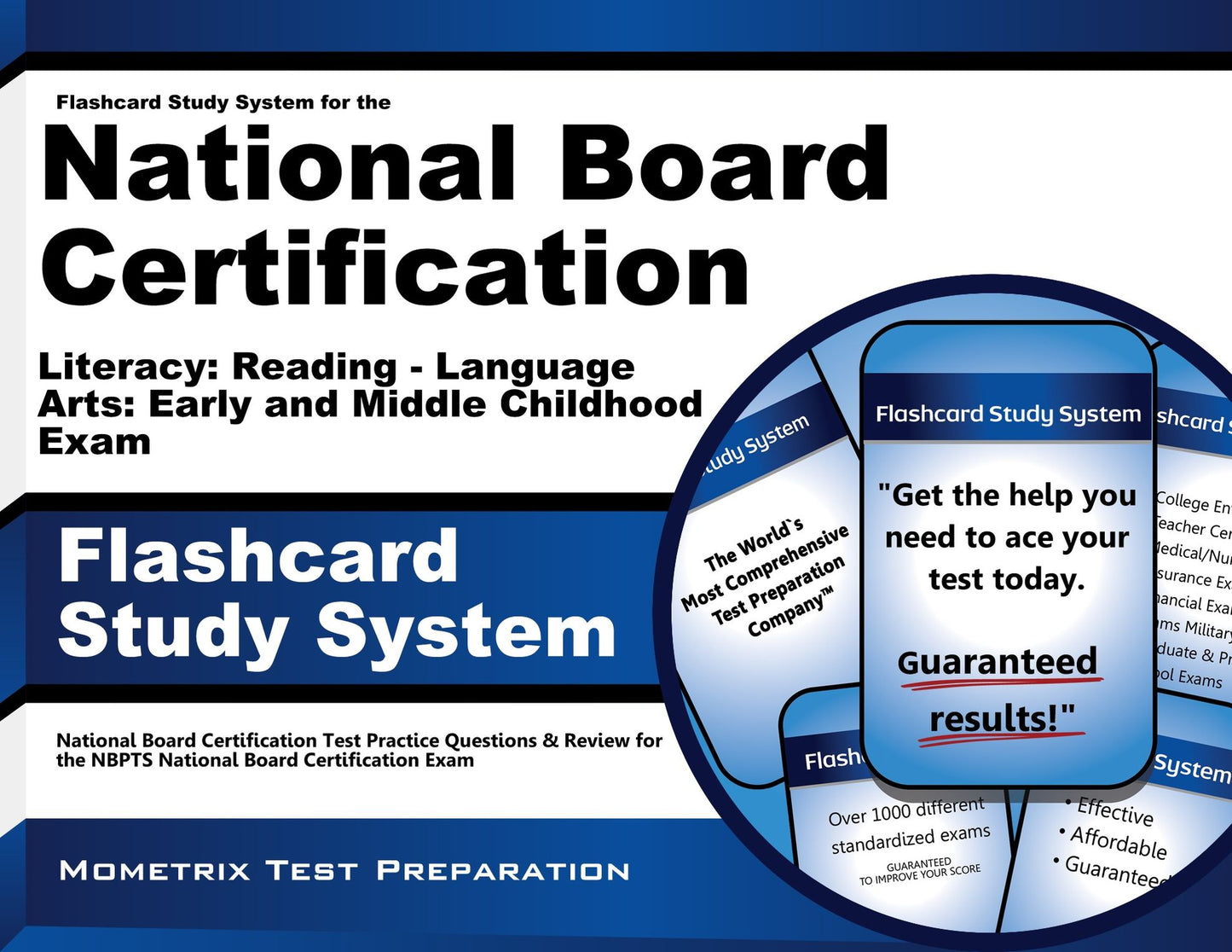 Flashcard Study System for the National Board Certification Literacy: Reading - Language Arts: Early and Middle Childhood Exam