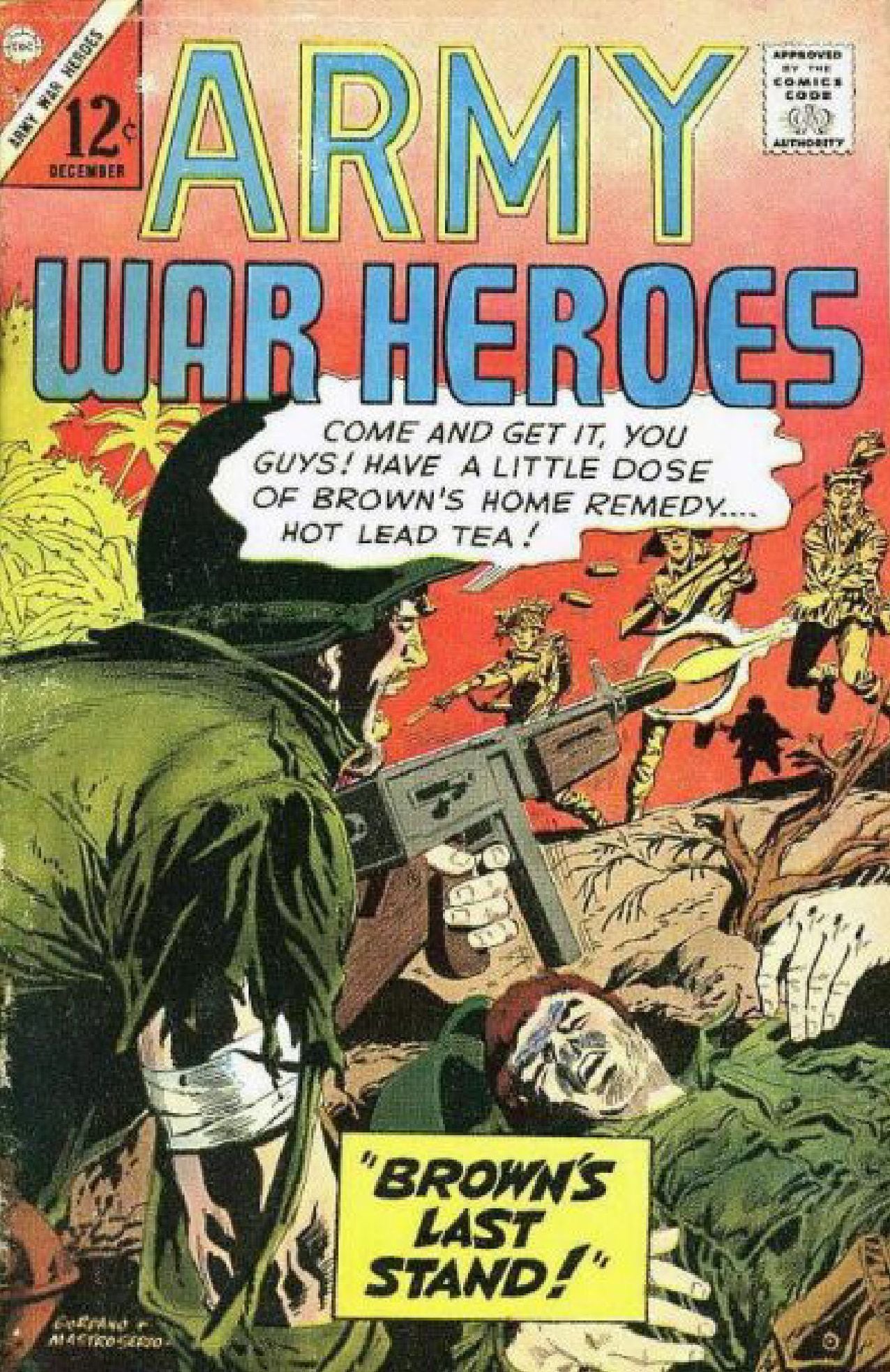 Army War Heroes Number 17 War Comic Book