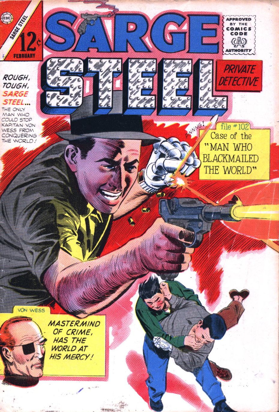 Sarge Steel Number 2 Action Comic Book