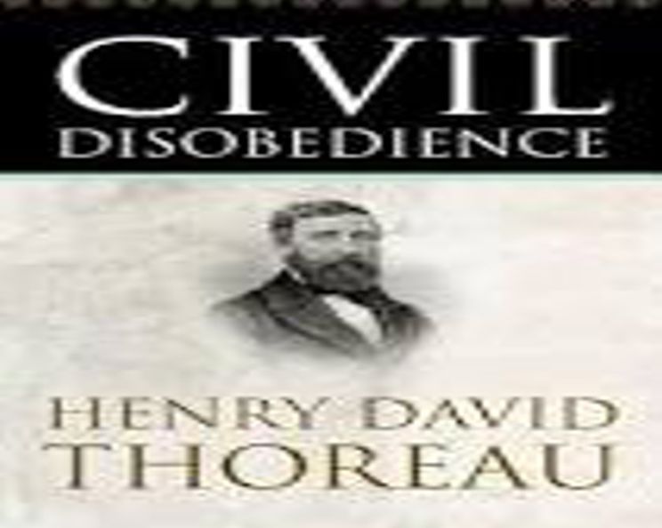 On the Duty of Civil Disobedience: Resistance to Civil Goverment