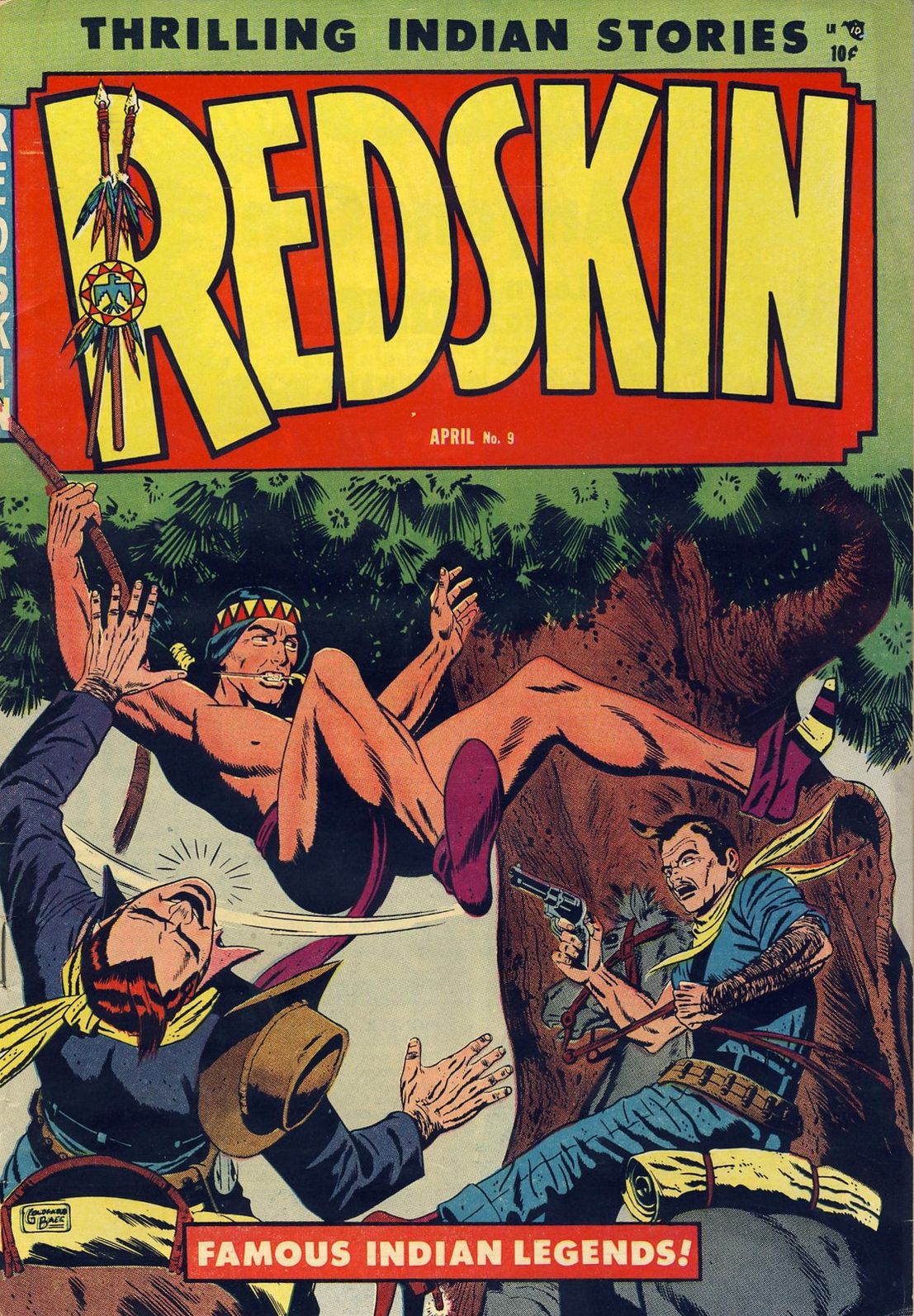 Redskin Number 9 Western Comic Book