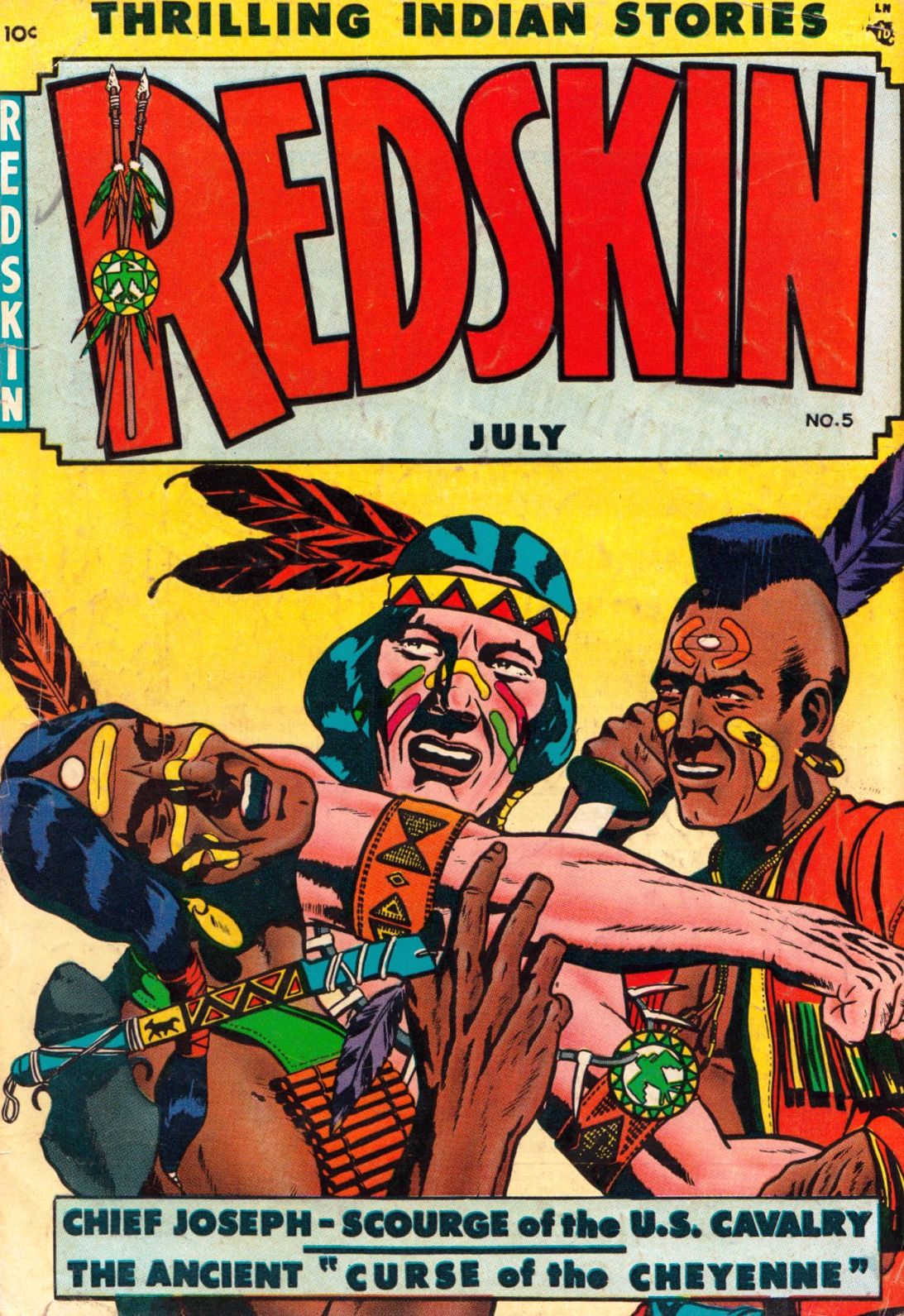 Redskin Number 5 Western Comic Book