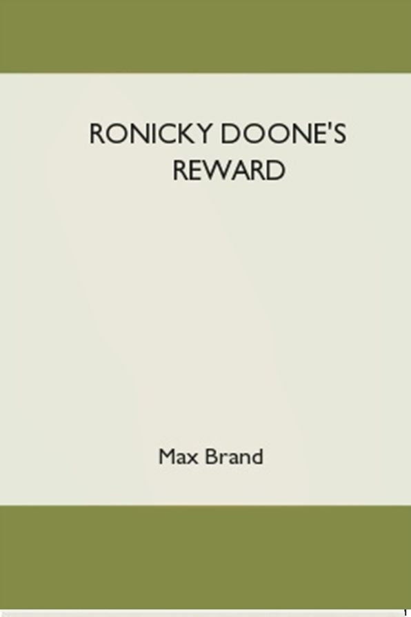 Ronicky Doone's Reward