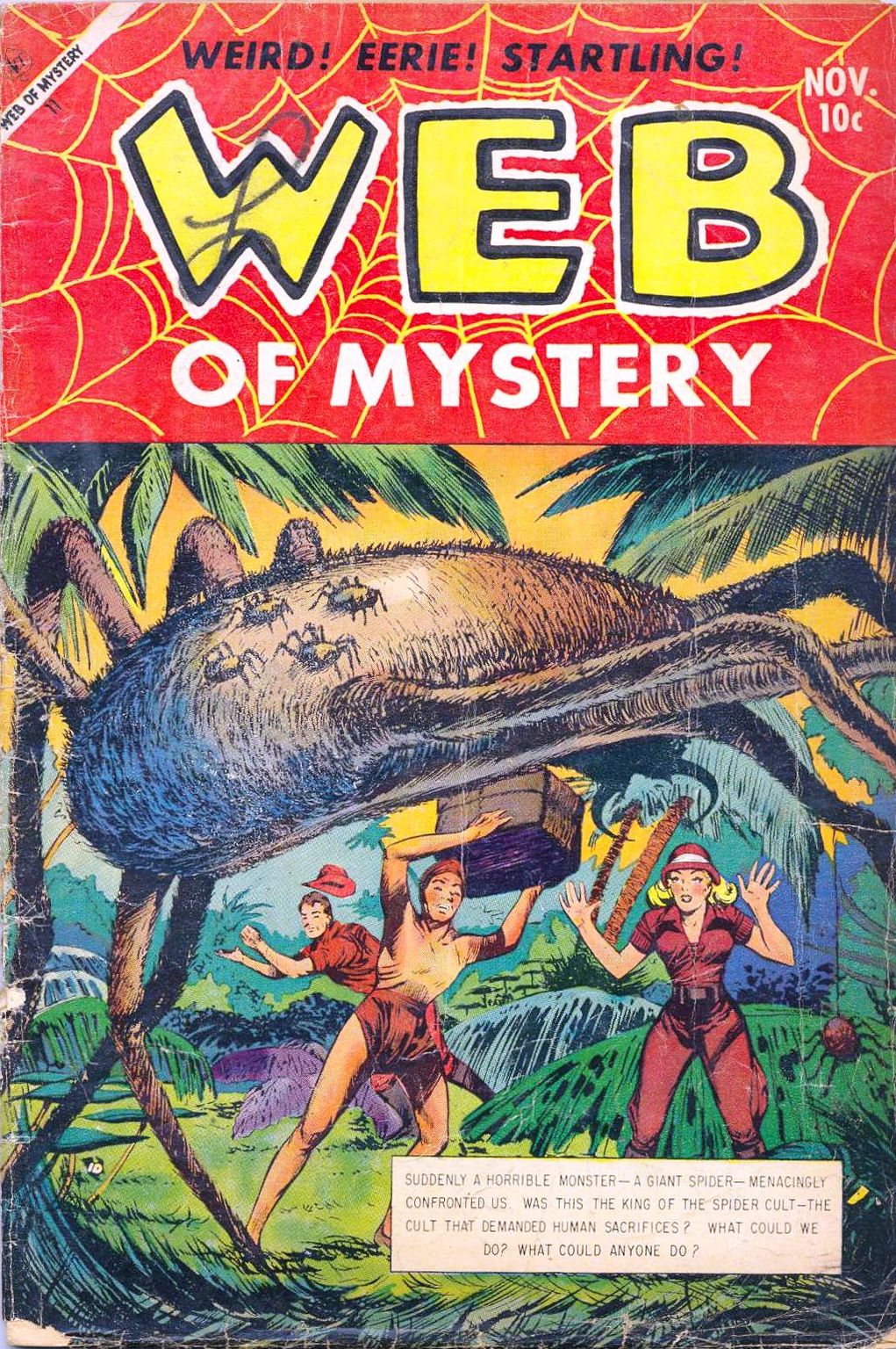 Web of Mystery Comic Books Issue No 21
