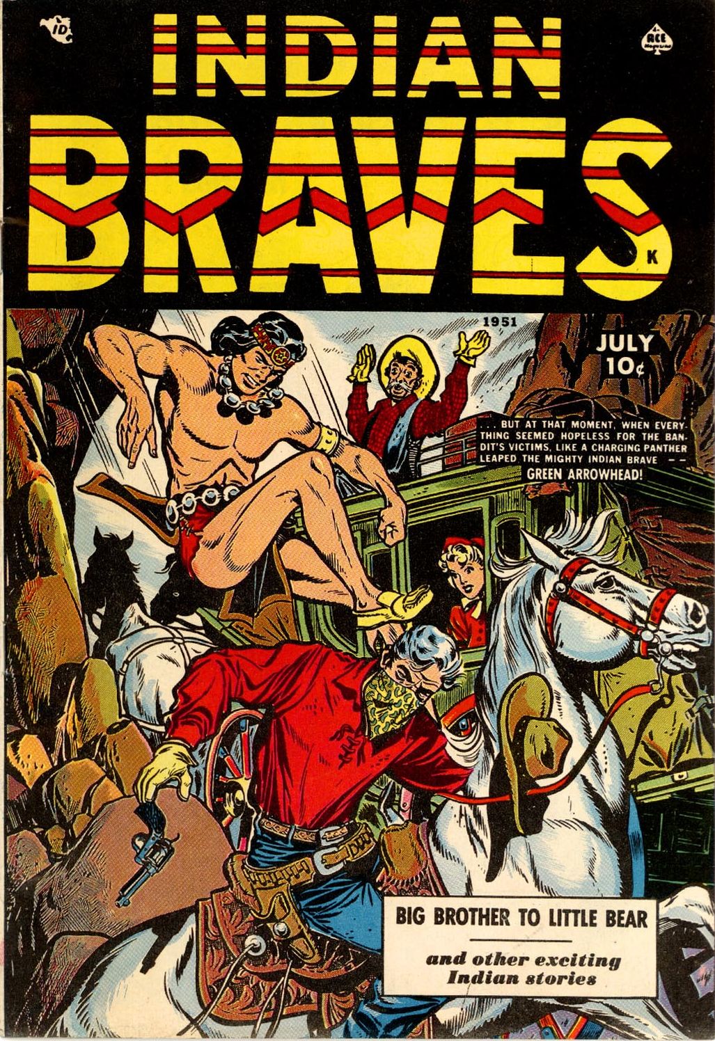 Indian Braves Comic Books Issue No 3