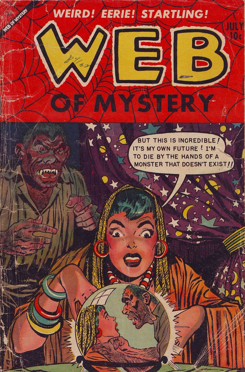 Web of Mystery Comic Books Issue No 19