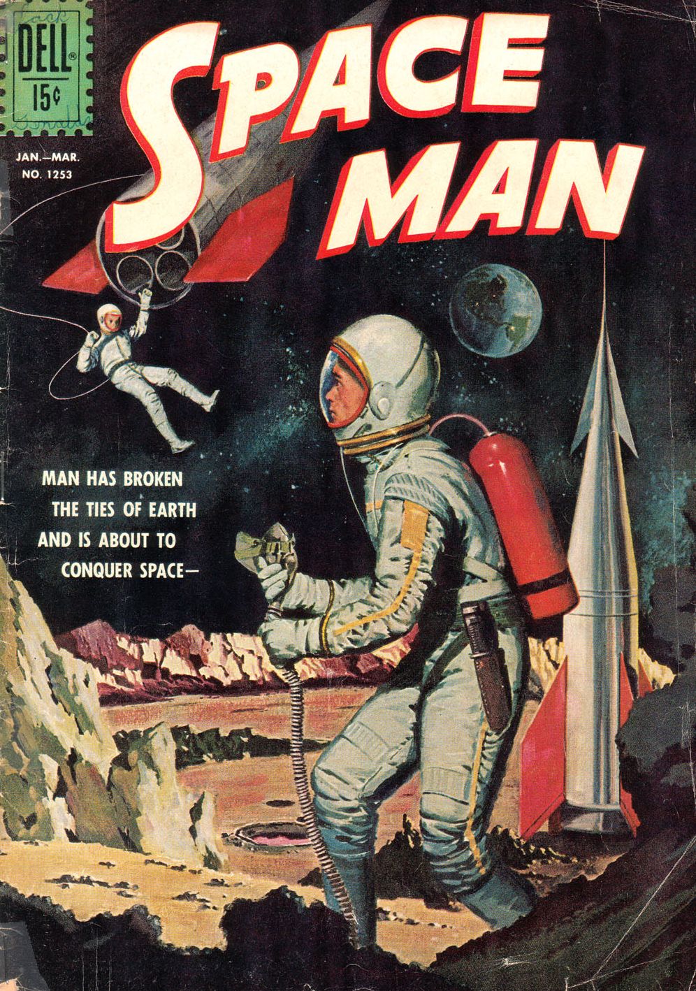 Space Man Number 1 Science Fiction Comic Book