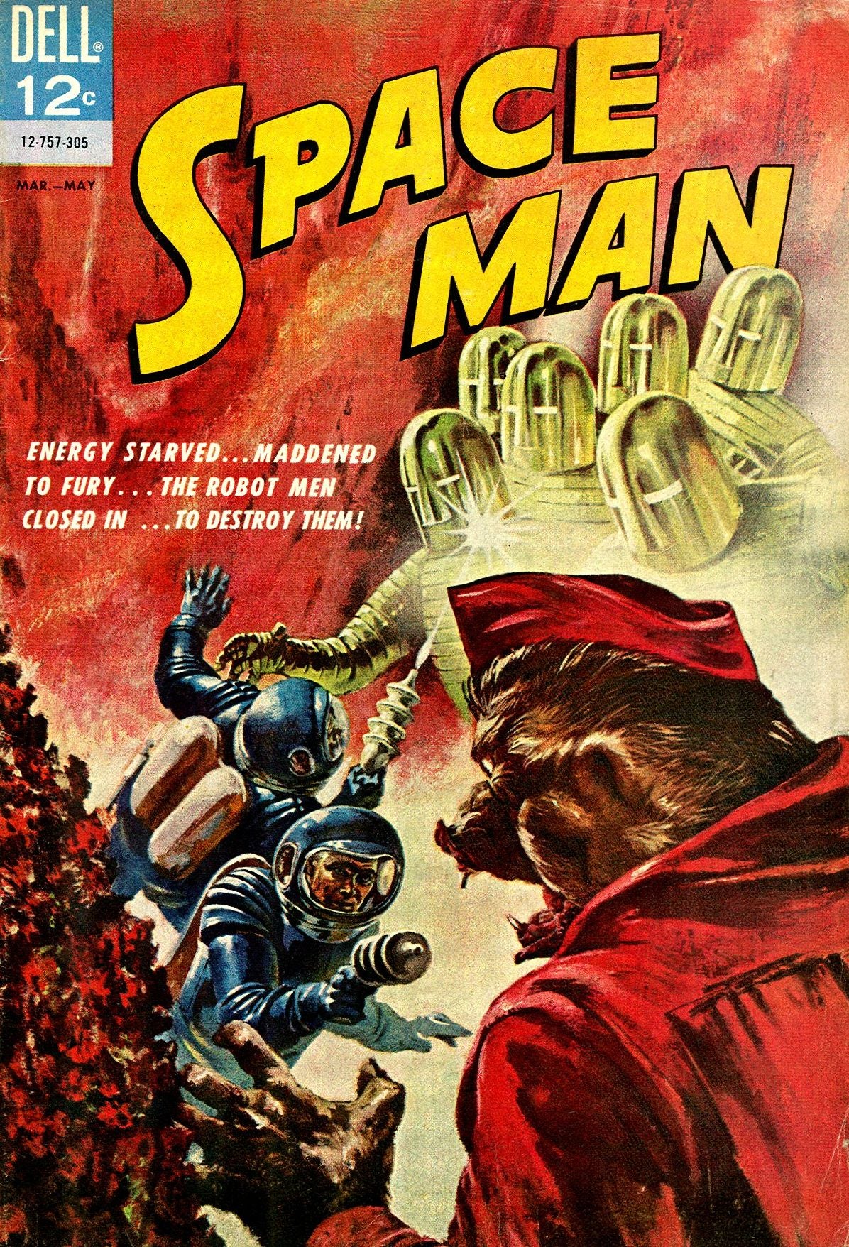 Space Man Number 4 Science Fiction Comic Book